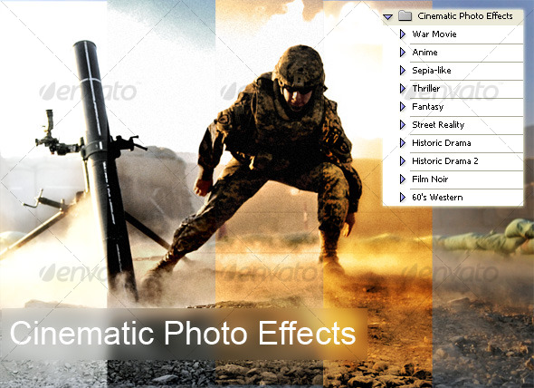 Cinematic Photo Effects - Photo Effects Actions