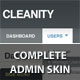 Cleanity Complete Admin / CMS Skin - ThemeForest Item for Sale
