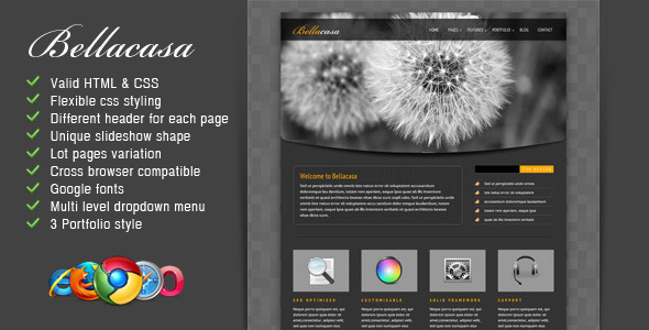Bellacasa - Clean & Modern Website Template - Corporate Site Templates