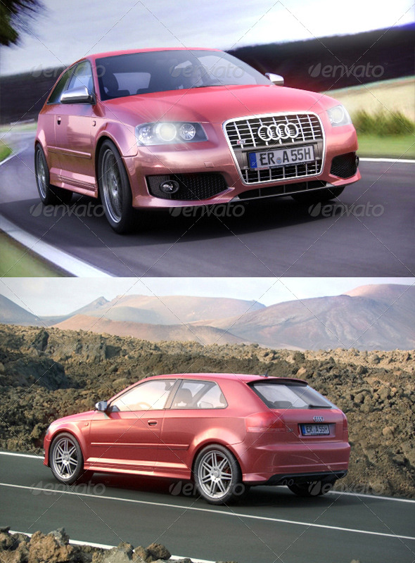 Audi S3 Interior. Audi S3 8P 2003-2009 - 3DOcean