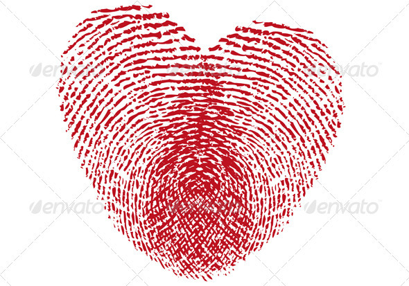 Heart Fingerprint Tattoo