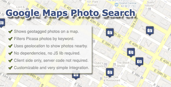 Google Maps Photo Search - CodeCanyon Item for Sale