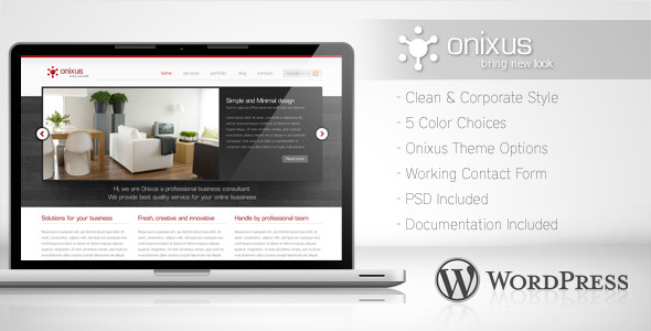 Onixus - Corporate Business Wordpress Theme 3 - Corporate WordPress