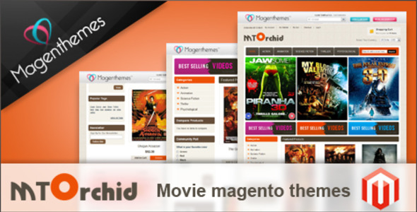MT Orchid Movie magento themes - Magento eCommerce