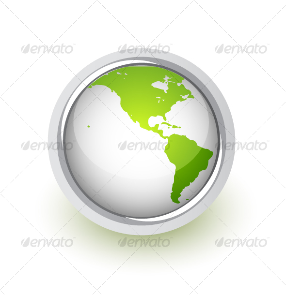 earth globe clip art. Vector Earth - GraphicRiver