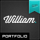 William - Portfolio WordPress Theme - ThemeForest Item for Sale