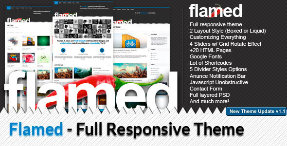 Flamed - Creative Site Templates