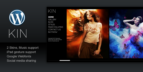 KIN – Minimalist WordPress Theme