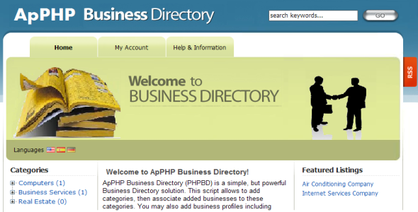 ApPHP Business Directory script - CodeCanyon Item for Sale