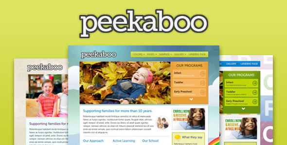 Pekaboo - Children Theme HTML Template - Children Retail