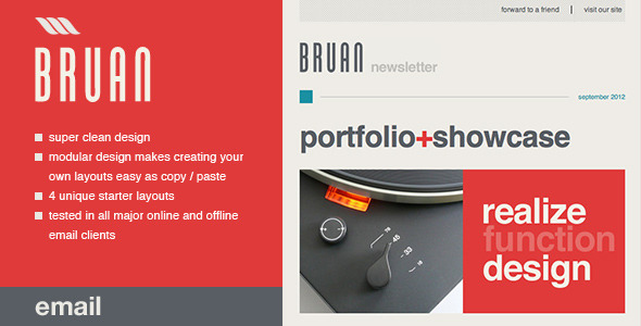 Bruan Email Template - Email Templates Marketing