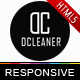 Dcleaner clean responsive corporate template - ThemeForest Item for Sale