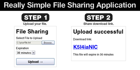 Really Simple File Sharing Web Application