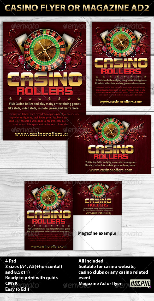 Casino Magazine Ads or Flyers