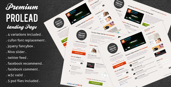 Prolead Landing Page - Corporate Landing Pages