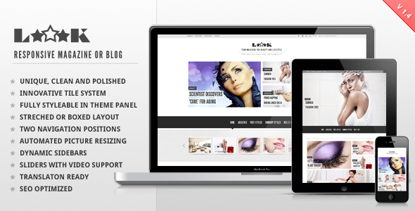 Loook - Responsive Magazine or Blog - ThemeForest Item for Sale