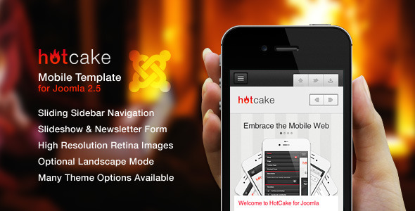 HotCake for Joomla â€” Retina Mobile Template - Joomla CMS Themes