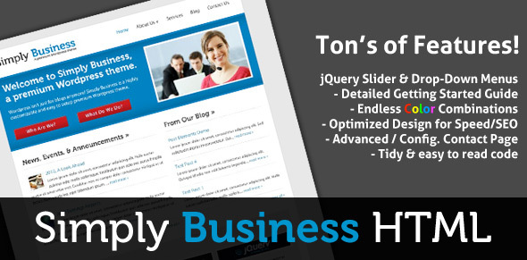 Simply Business - HTML Small Business Template