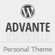Advante - Creative Multi Personal Wordpress Theme - ThemeForest Item for Sale