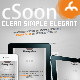 cSoon - The Clean Coming Soon Page - ThemeForest Item for Sale