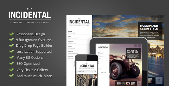 Incidental | phtography Site Builder