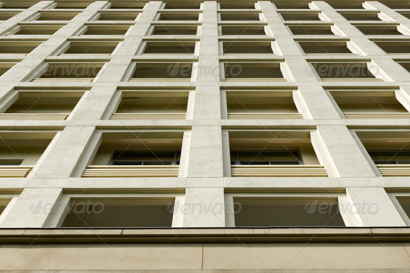 Front view of Building Perspective - Stock Photo - Images