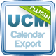 UCM Plugin: Calendar iCal / Google Calendar Export - CodeCanyon Item for Sale