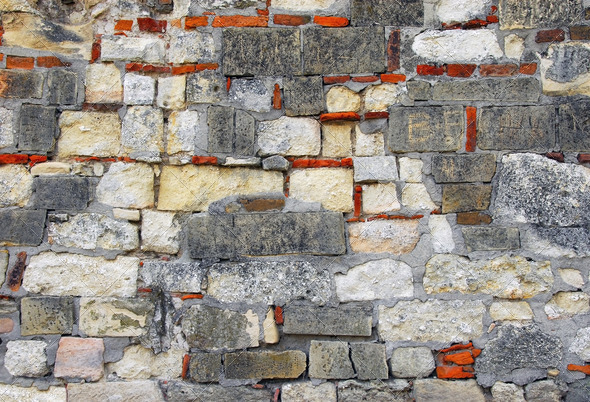 Old stone wall texture - Stock Photo - Images
