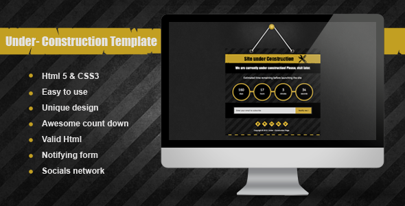 Under - Under Construction Template - Under Construction Specialty Pages
