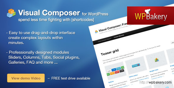 Visual Composer for WordPress - CodeCanyon Item for Sale