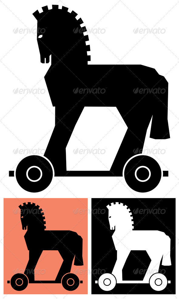 free clip art trojan horse - photo #45
