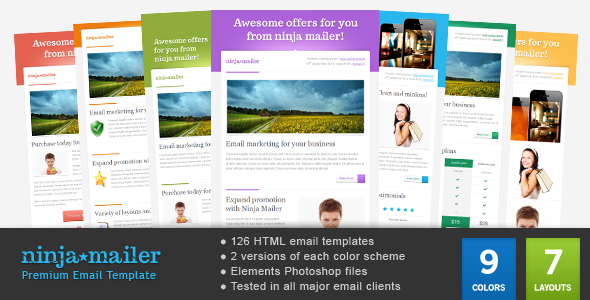 Ninja Mailer - Premium Email Template - Email Templates Marketing