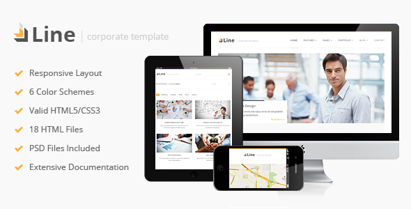 Line - Responsive Corporate HTML Template - Business Corporate