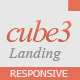 Cube3 Landing Page - ThemeForest Item for Sale