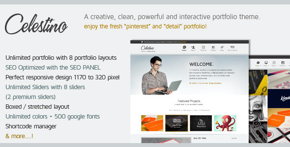 Celestino - Clean and Creative Portfolio Theme - Portfolio Creative