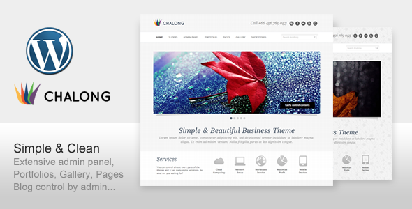 Chalong - Simple and Clean for Business Portfolio - Business Corporate