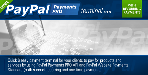 PayPal PRO Payment Terminal - CodeCanyon Item for Sale