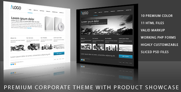 RT-Theme 11 / Business Theme with Product Showcase - Business Corporate