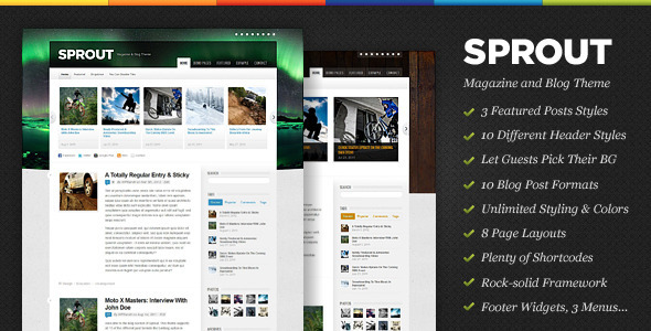 Sprout - Magazine & Blog WordPress Theme - Blog / Magazine WordPress
