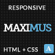 Maximus - Responsive Multi-Purpose Website Templat - ThemeForest Item for Sale