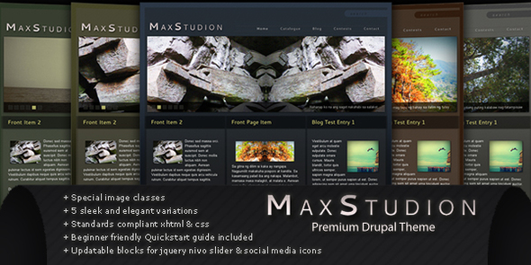 MaxStudion for Drupal 6.17 + - Drupal CMS Themes