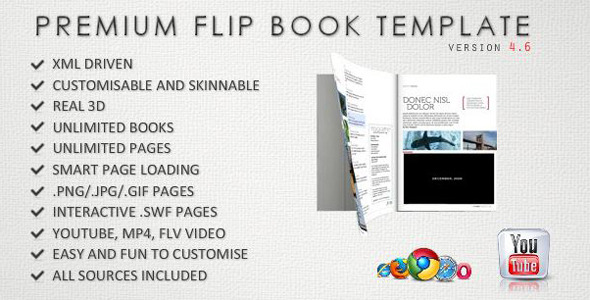 Interactive Page Flip Magazine - ActiveDen Item for Sale