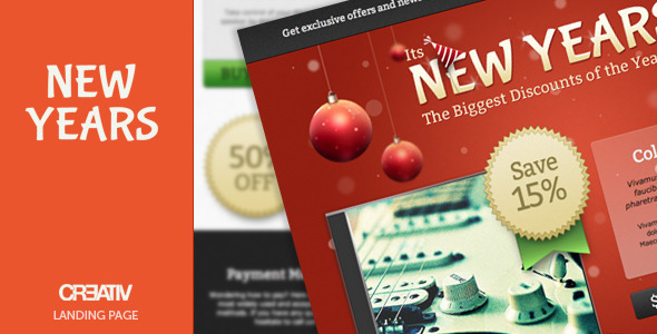 New Year Sale Landing Page - Landing Pages Marketing