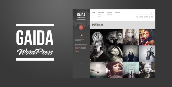 Gaida - Responsive Portfolio WordPress Theme - Portfolio Creative