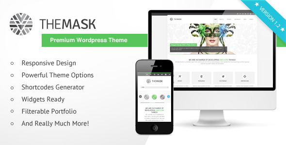 The Mask - Premium Wordpress Theme - Creative WordPress
