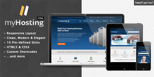 myHosting - Responsive Hosting & Business Template - Hosting Technology