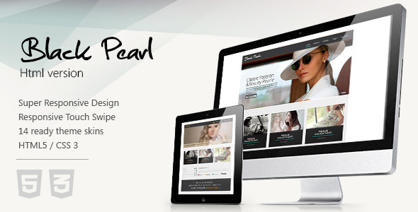 Black Pearl - Responsive HTML Template - Creative Site Templates