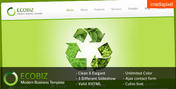 ECOBIZ - Corporate and Business HTML Template - Business Corporate