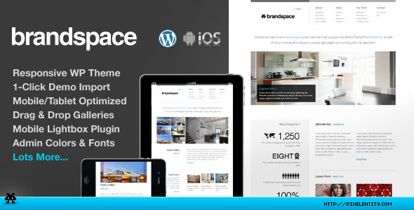 Brandspace Responsive Portfolio & Business Theme - Corporate WordPress