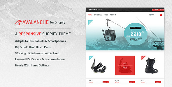 Avalanche for Shopify — Responsive Premium Theme - Shopify eCommerce